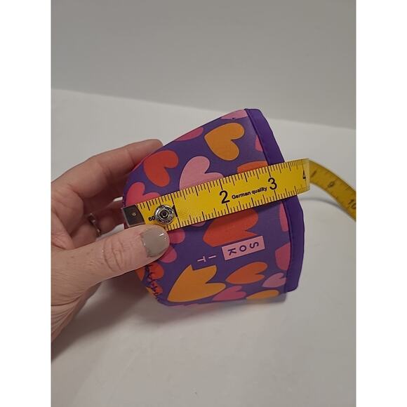 Sok-it Neoprene Pint Ice Cream Container Sleeve Purple Pink Heart Valentine's - Picture 2 of 11